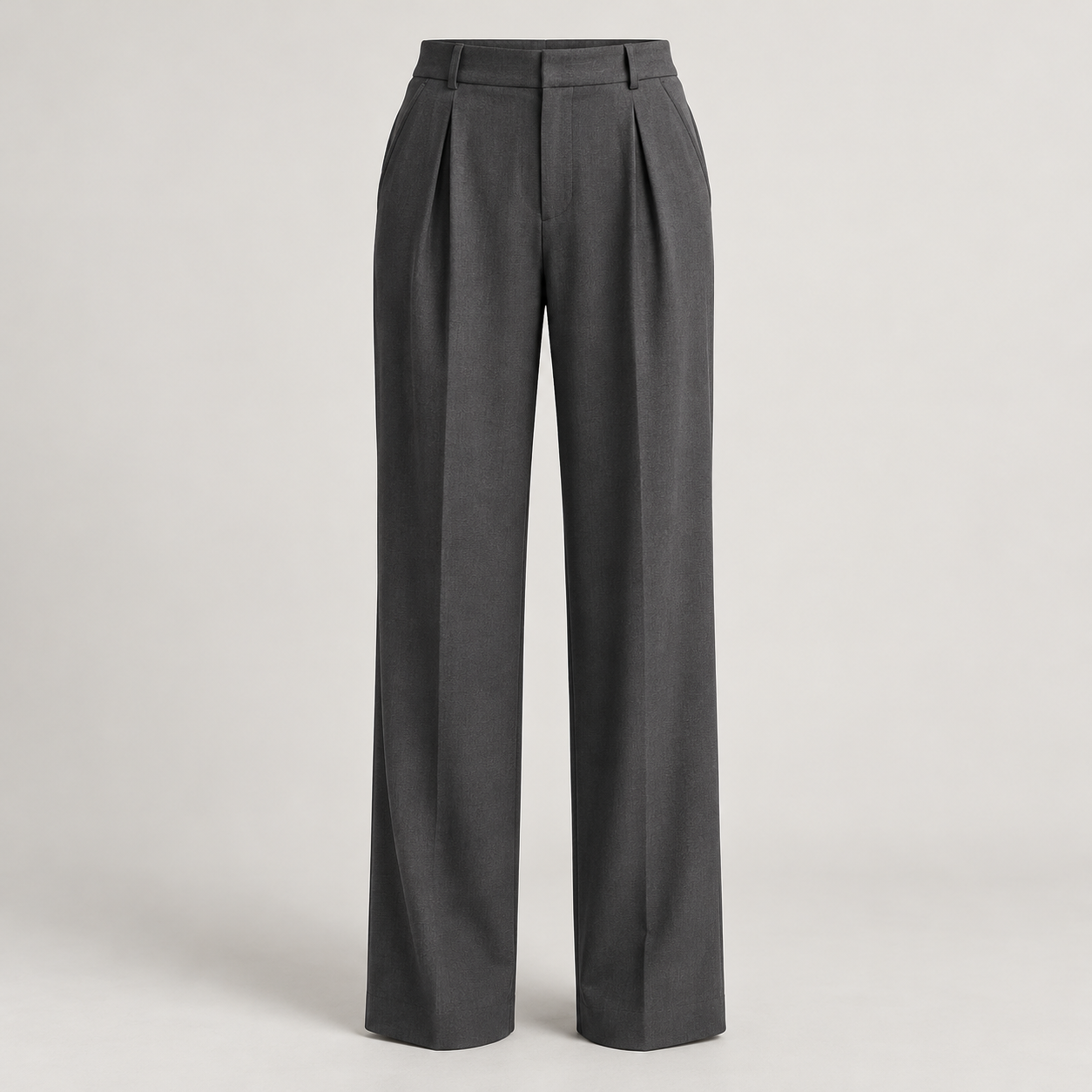Form Straight Trouser in Charcoal