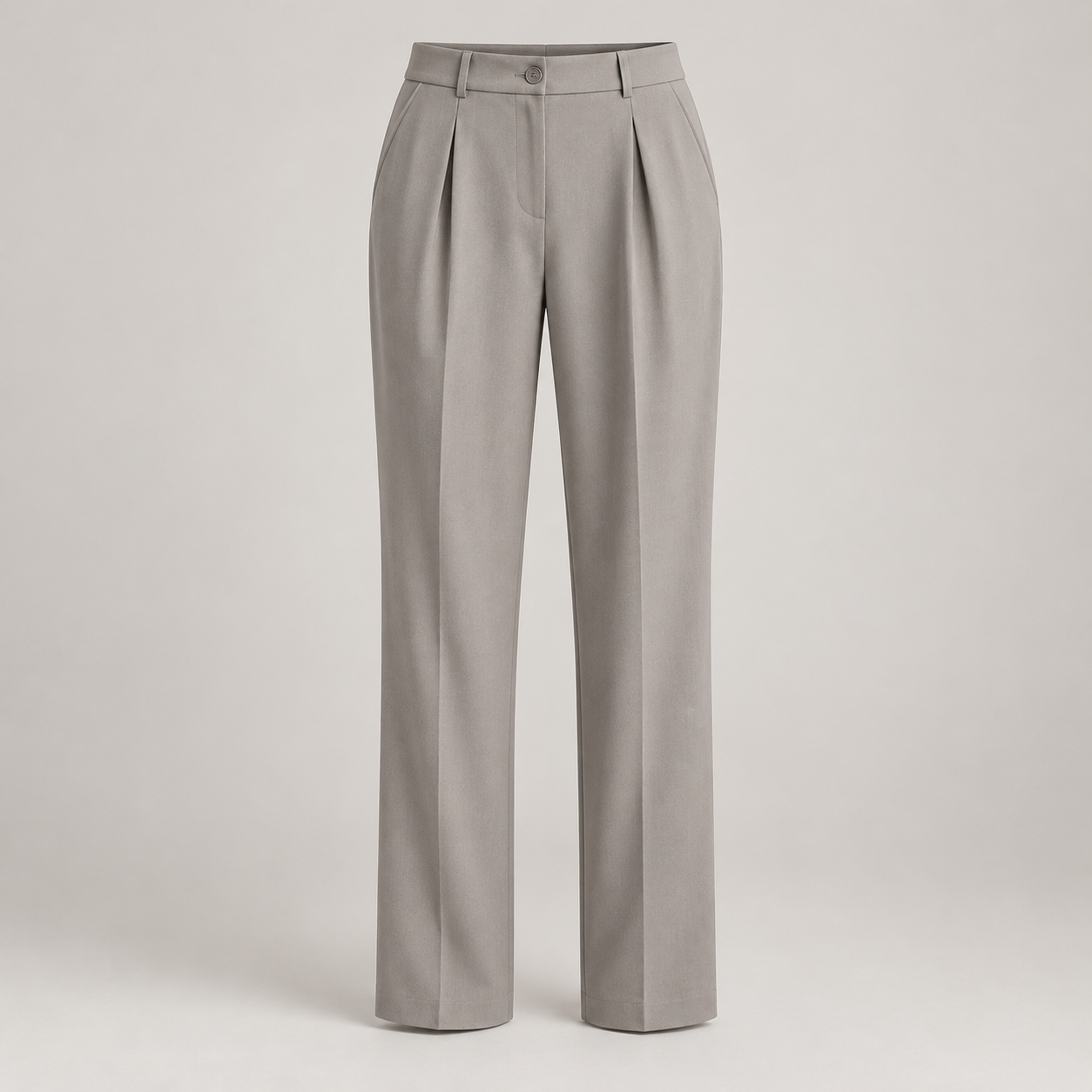 Poise Ankle Trouser in Stone grey